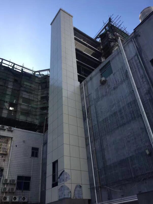 外封铝塑板形电梯井道